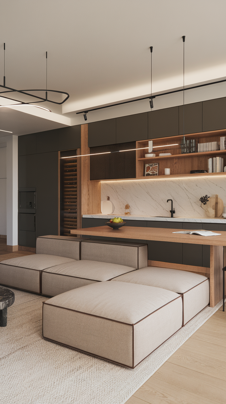 22 Open Kitchen Living Room Ideas 2025 – Best Layouts & Designs for Small Spaces