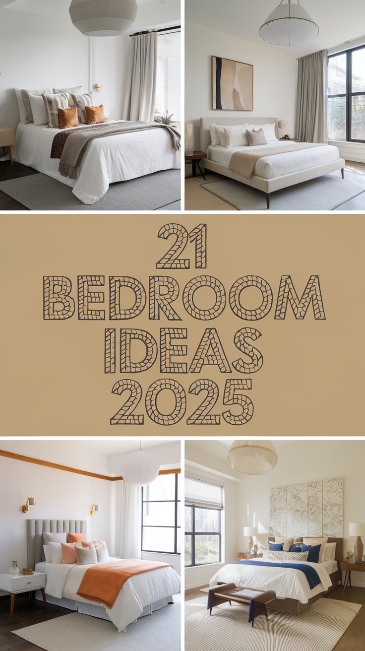 21 Bedroom Ideas 2025 – Trending & Cozy Designs for Small, Aesthetic & Primary Spaces