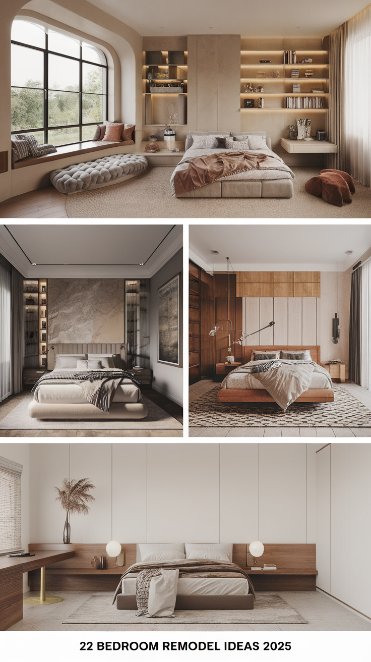 22 Bedroom Remodel Ideas 2025 – Stylish Room Makeovers for Every Budget