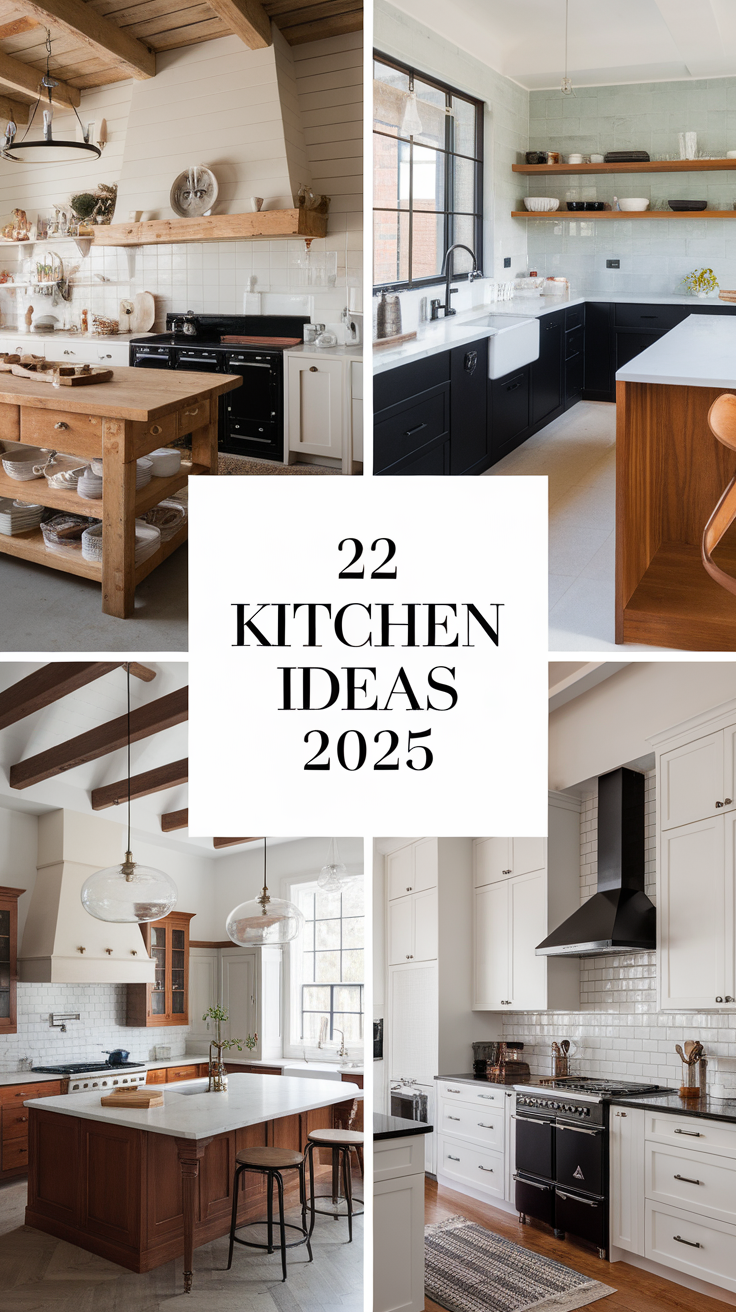 22 Best Kitchen Ideas 2025 – Modern Luxury, Small Spaces & Trendy Designs