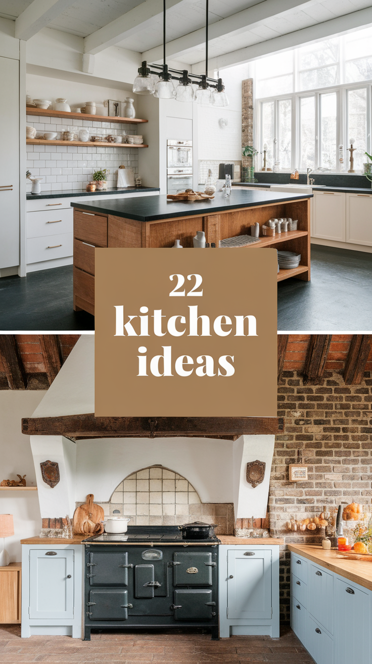 22 Best Kitchen Ideas 2025 – Modern Luxury, Small Spaces & Trendy Designs