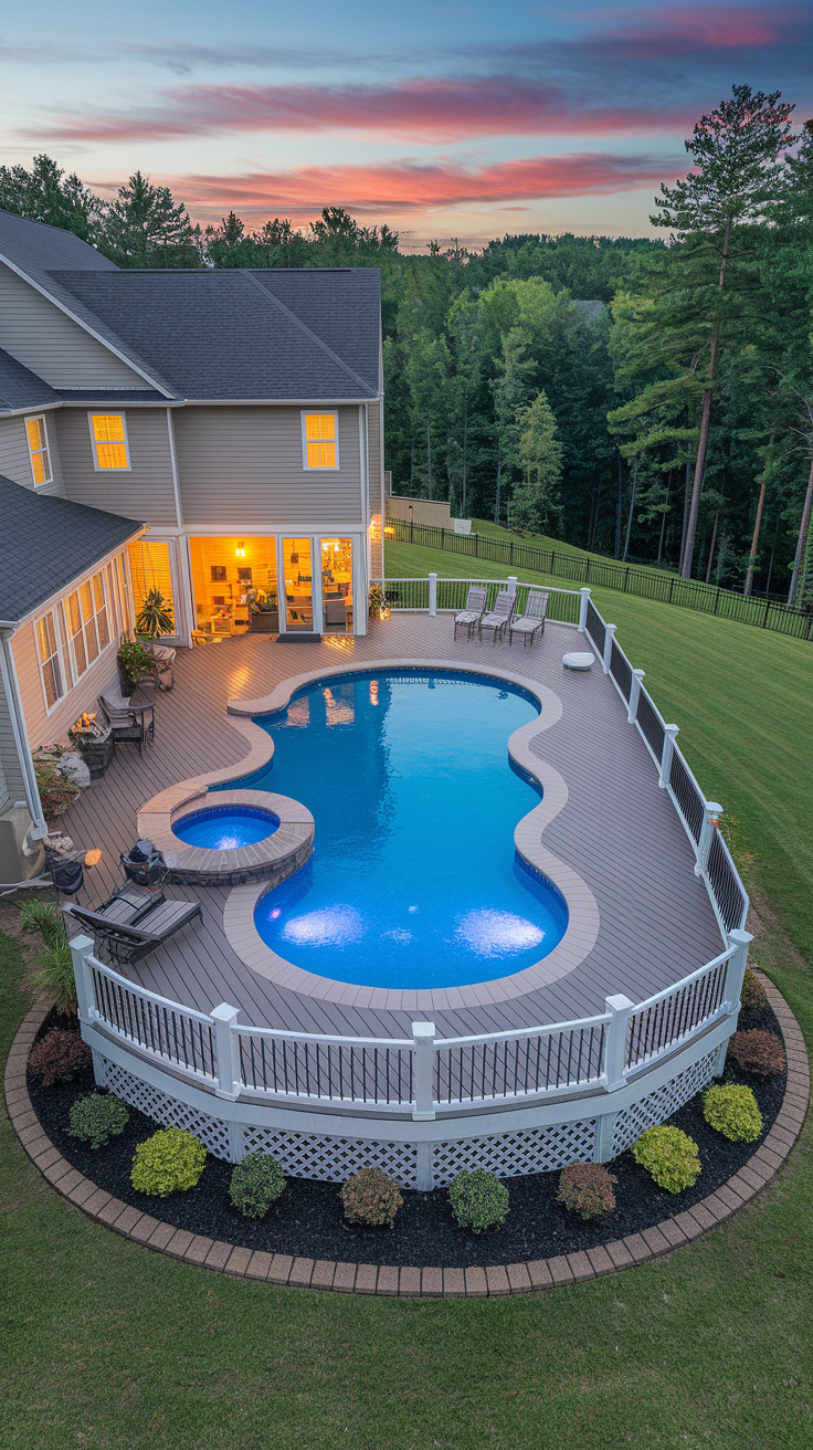 21 Deck Ideas for Above Ground Pools – Stylish, Functional & Budget-Friendly Designs