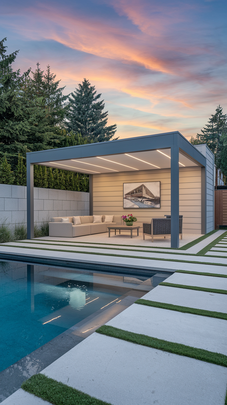 21 Pool Pavilion Ideas for Stylish Outdoor Living – Modern, Simple & Functional Designs