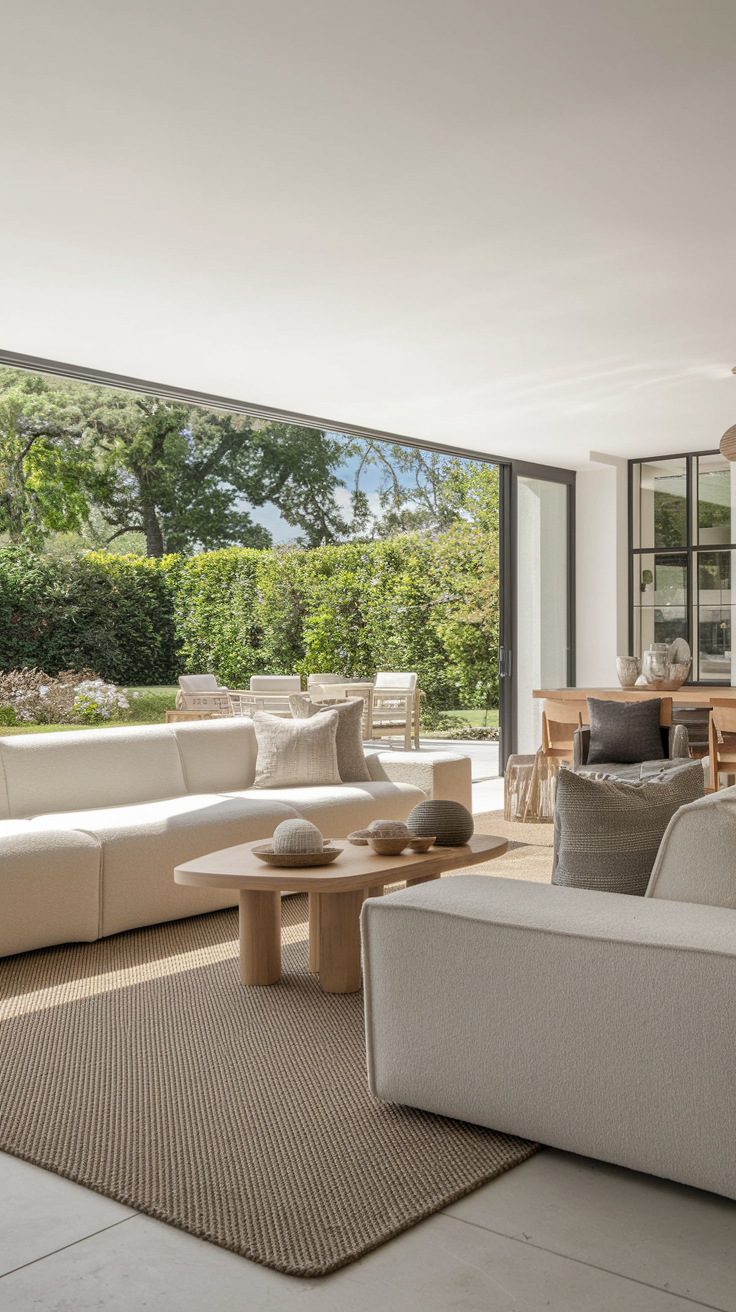 20 Indoor-Outdoor Living Room Ideas for a Seamless & Modern Space
