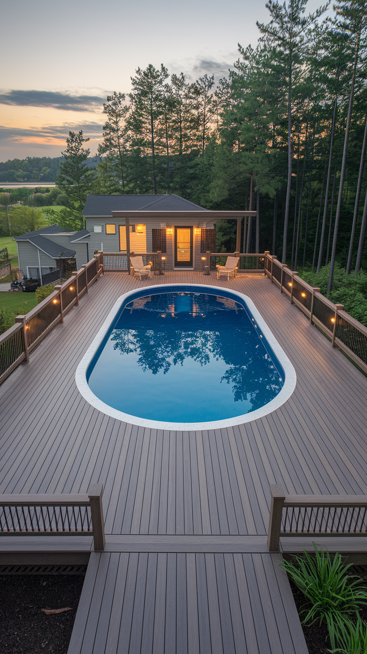 21 Deck Ideas for Above Ground Pools – Stylish, Functional & Budget-Friendly Designs
