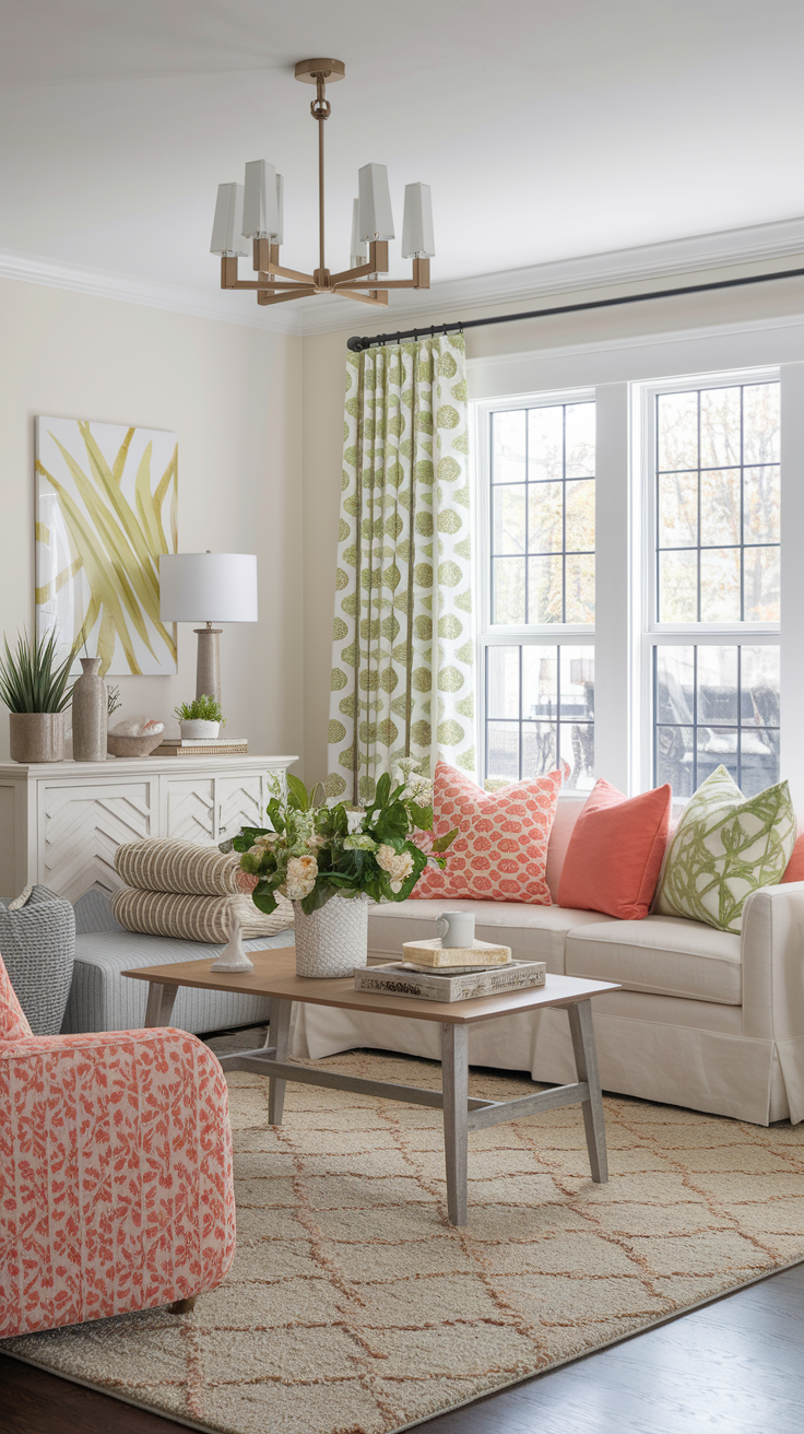 22 Trendi Spring 2025 Decor Ideas for Living Room – Simple & Cozy Inspiration