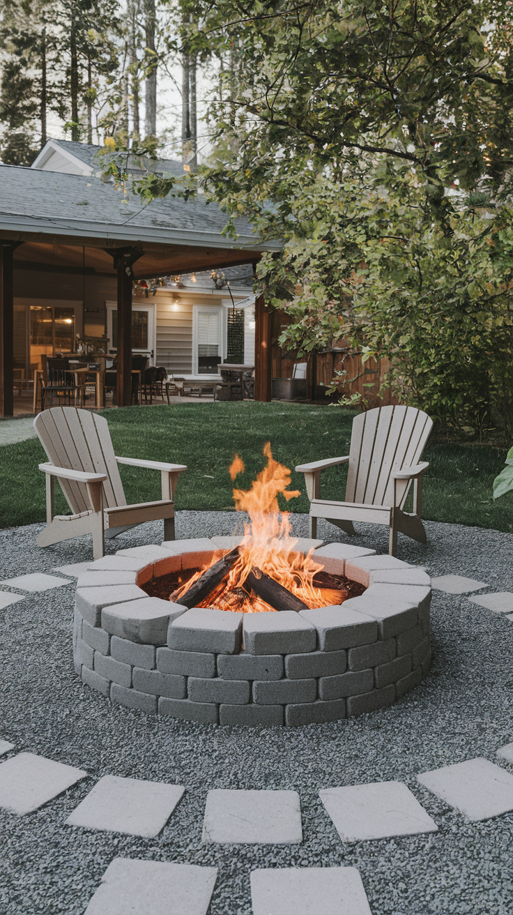 21 Outdoor Firepits Area Ideas for a Cozy and Stylish Backyard Setup