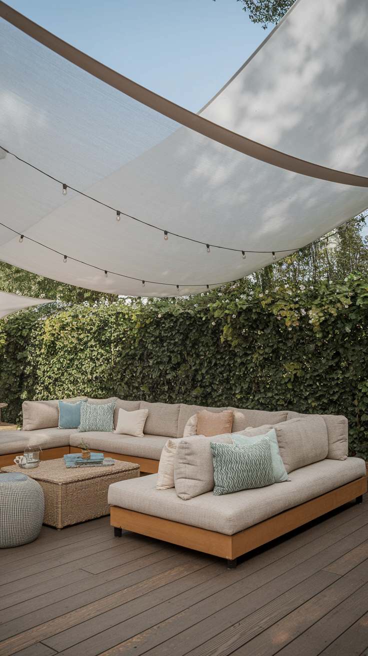 20 Stylish Sun Shades for Patio Ideas – Sail, Privacy Screens, Outdoor Curtains & More