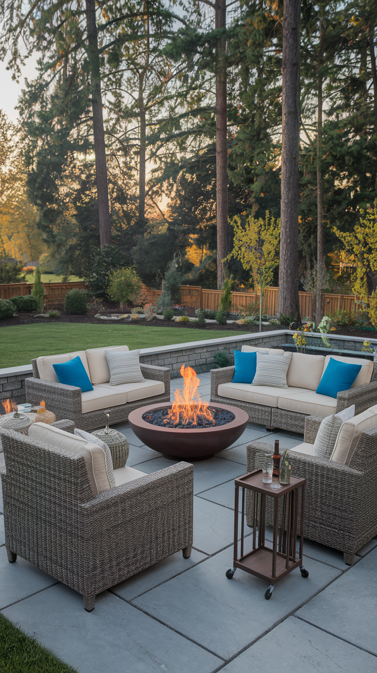 21 Outdoor Firepits Area Ideas for a Cozy and Stylish Backyard Setup