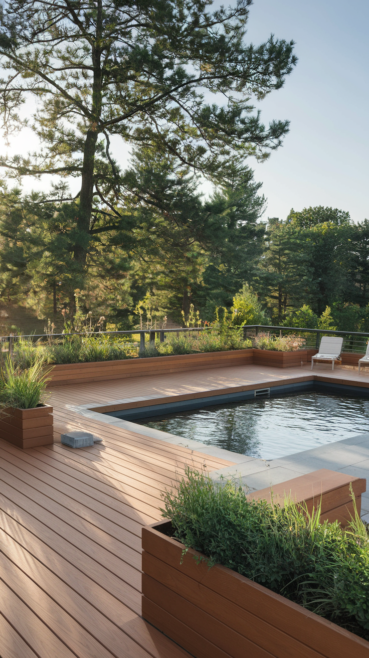 21 Deck Ideas for Above Ground Pools – Stylish, Functional & Budget-Friendly Designs