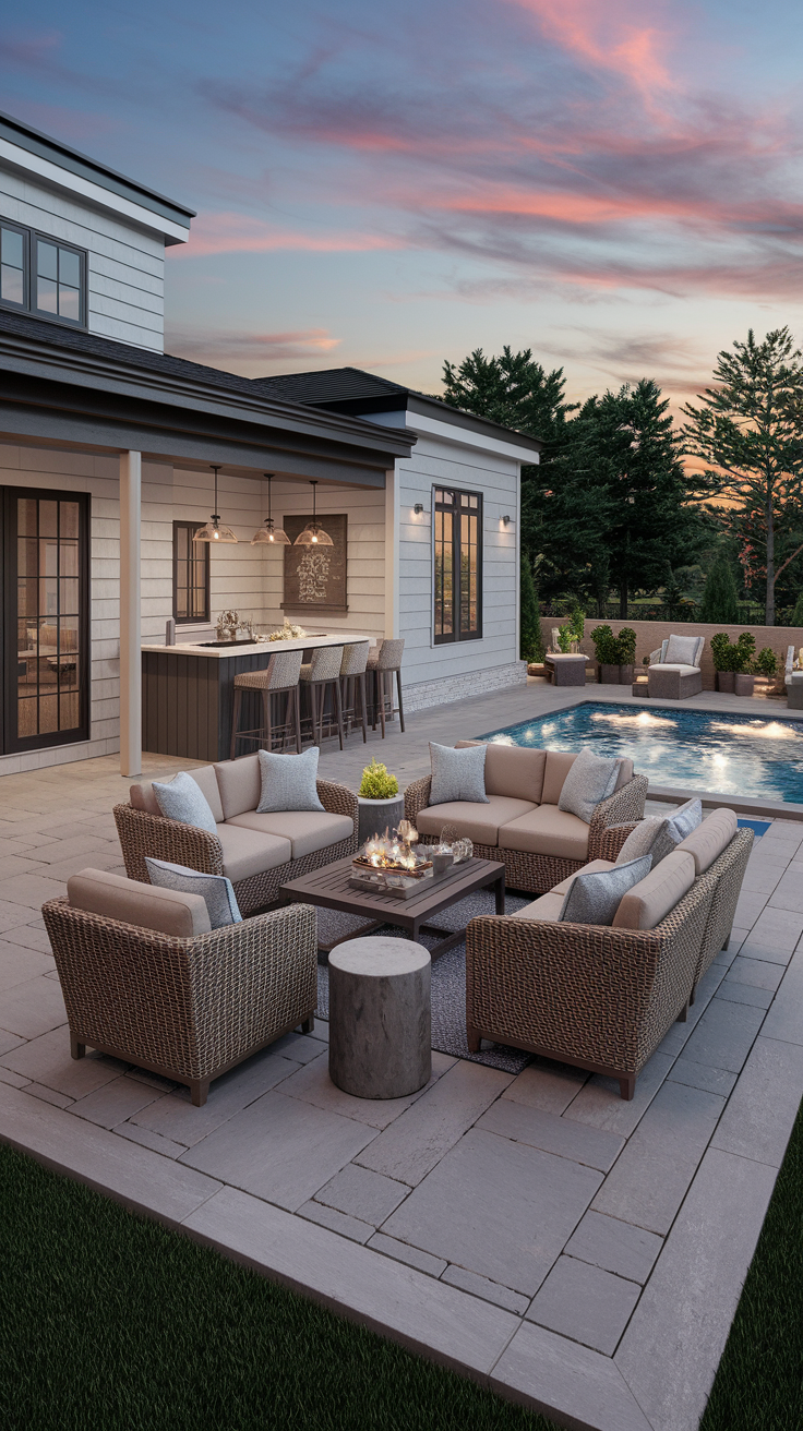 21 Stylish Back Patio Ideas for Cozy, Budget-Friendly Outdoor Spaces