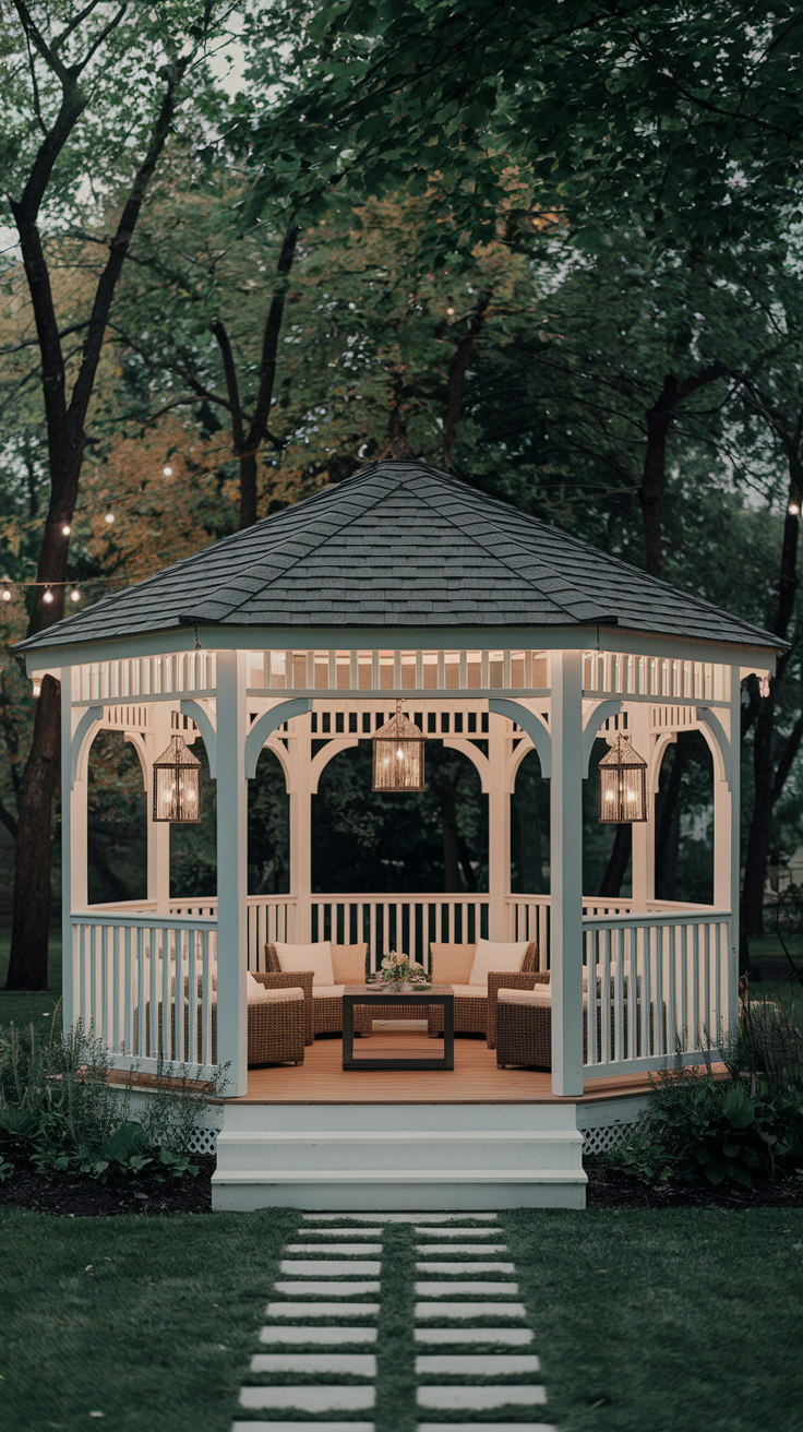 21 Gazebo Ideas to Transform Your Backyard into an Outdoor Oasis