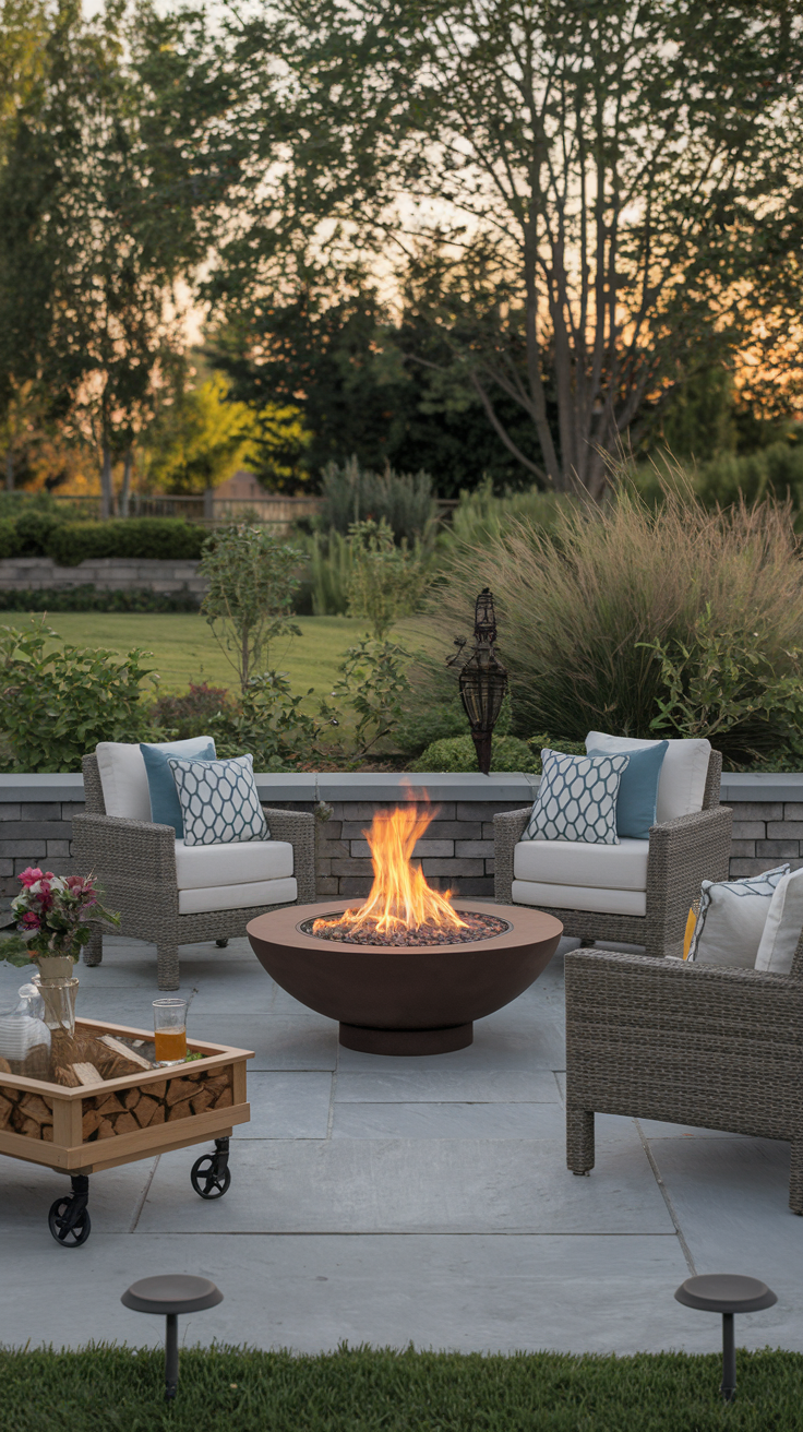21 Outdoor Firepits Area Ideas for a Cozy and Stylish Backyard Setup