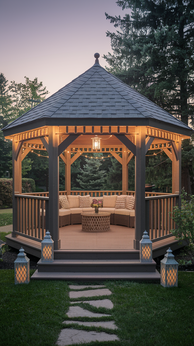 21 Gazebo Ideas to Transform Your Backyard into an Outdoor Oasis