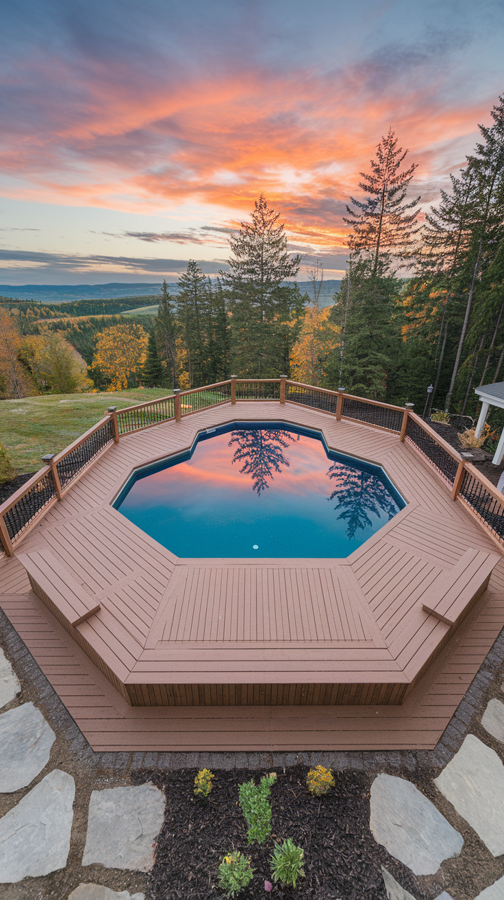 21 Deck Ideas for Above Ground Pools – Stylish, Functional & Budget-Friendly Designs