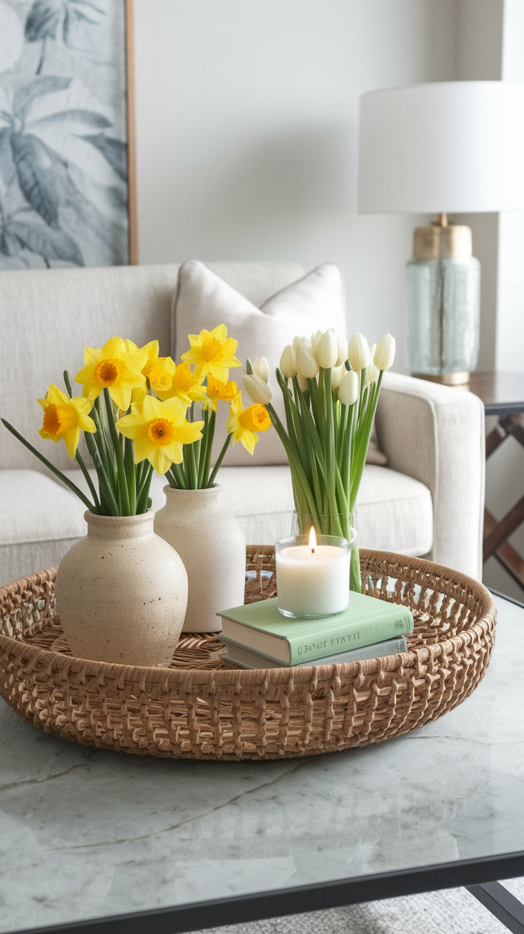 22 Trendi Spring 2025 Decor Ideas for Living Room – Simple & Cozy Inspiration