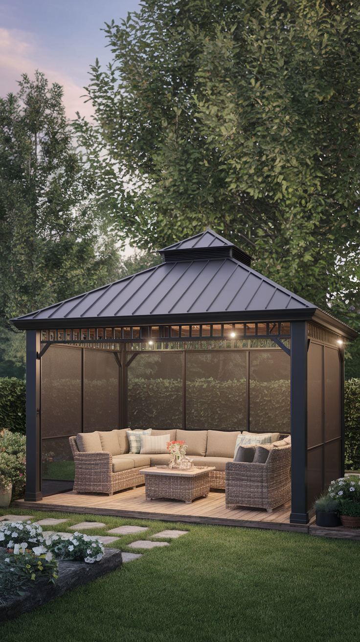 21 Gazebo Ideas to Transform Your Backyard into an Outdoor Oasis