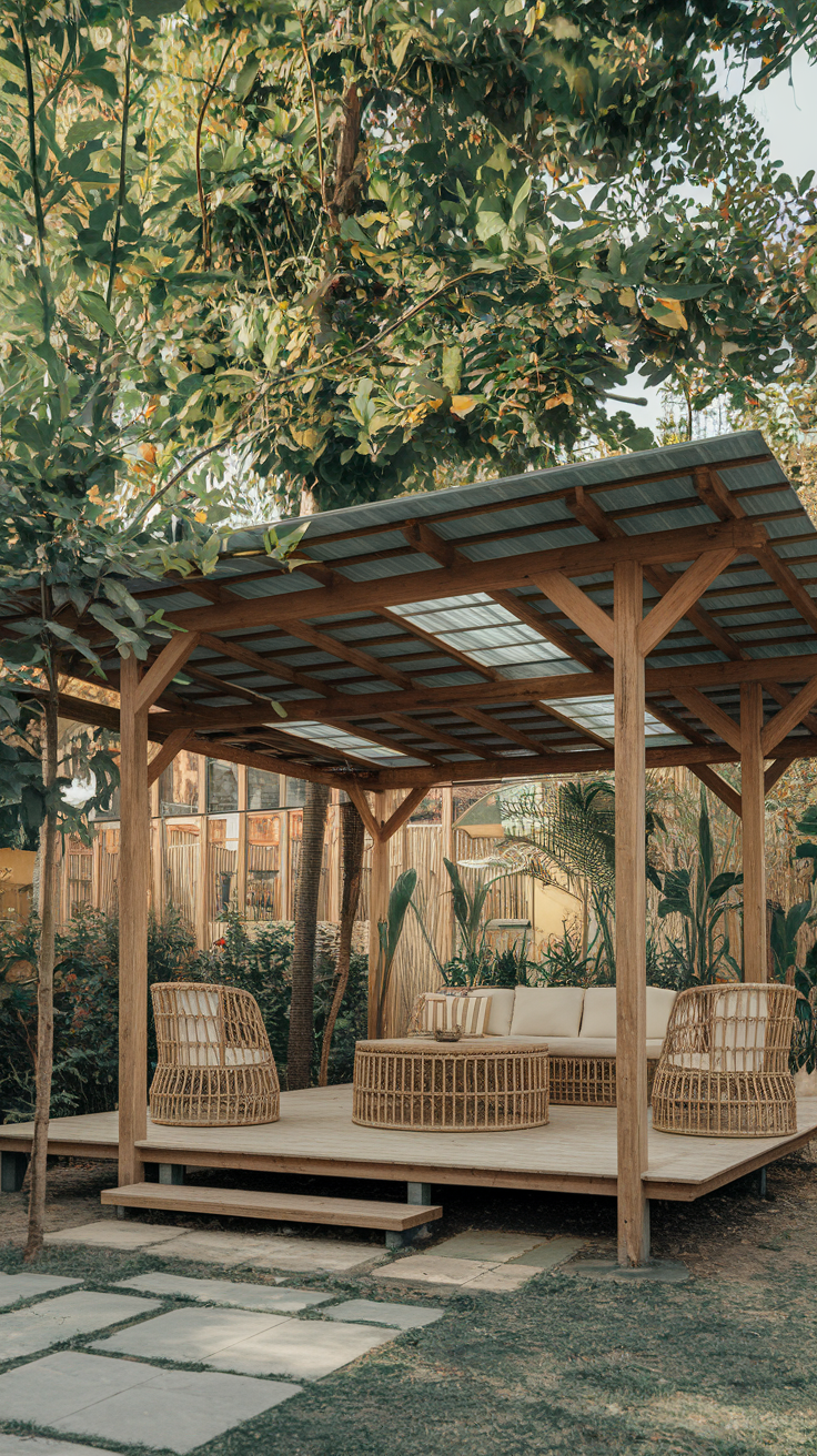 20 Outdoor Pavilion Ideas to Transform Your Backyards | Rustic, Modern & DIY Designs