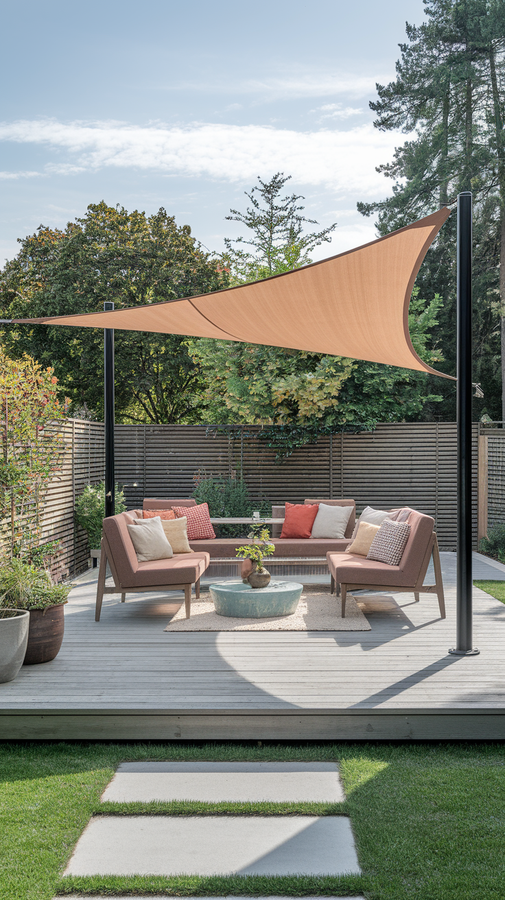20 Stylish Sun Shades for Patio Ideas – Sail, Privacy Screens, Outdoor Curtains & More