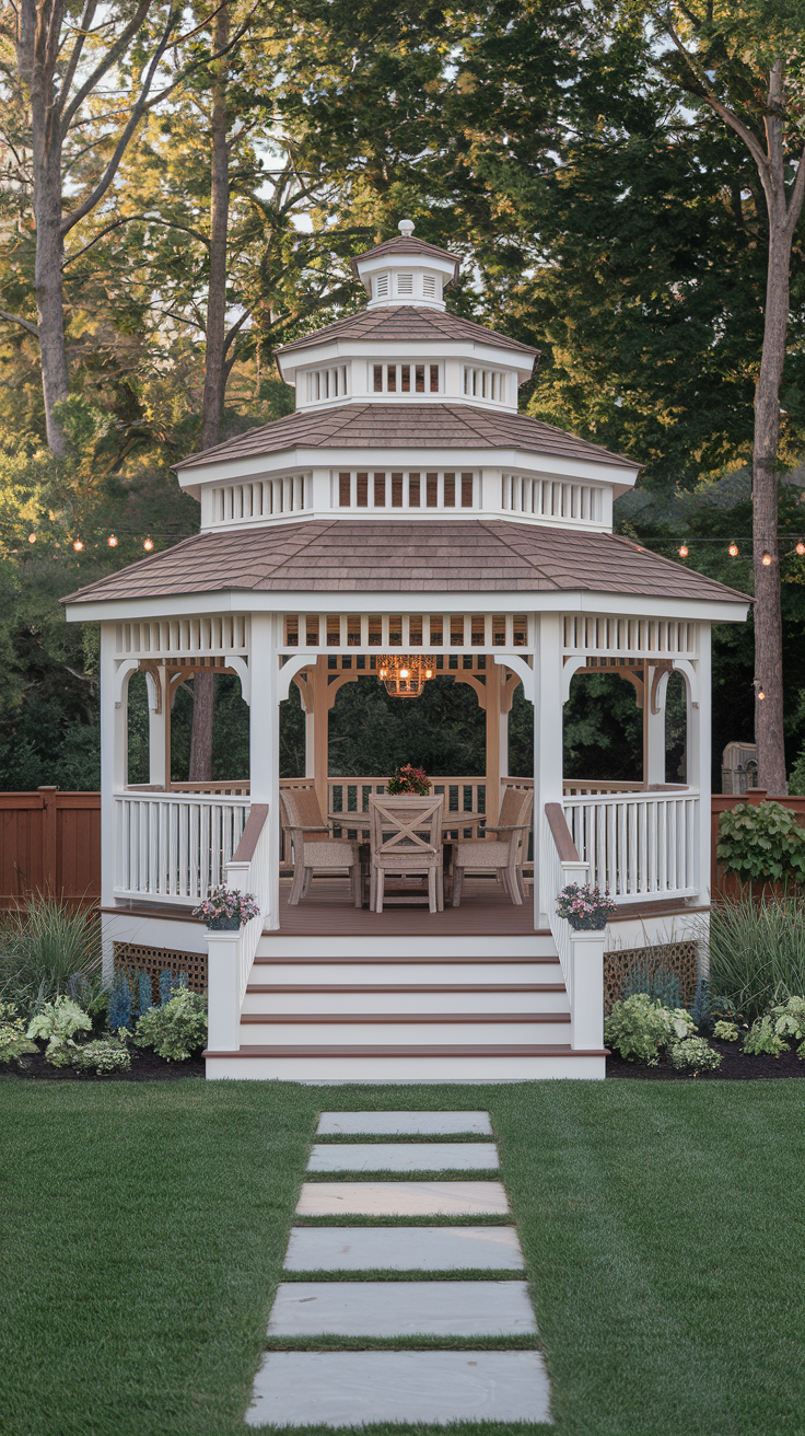 21 Gazebo Ideas to Transform Your Backyard into an Outdoor Oasis