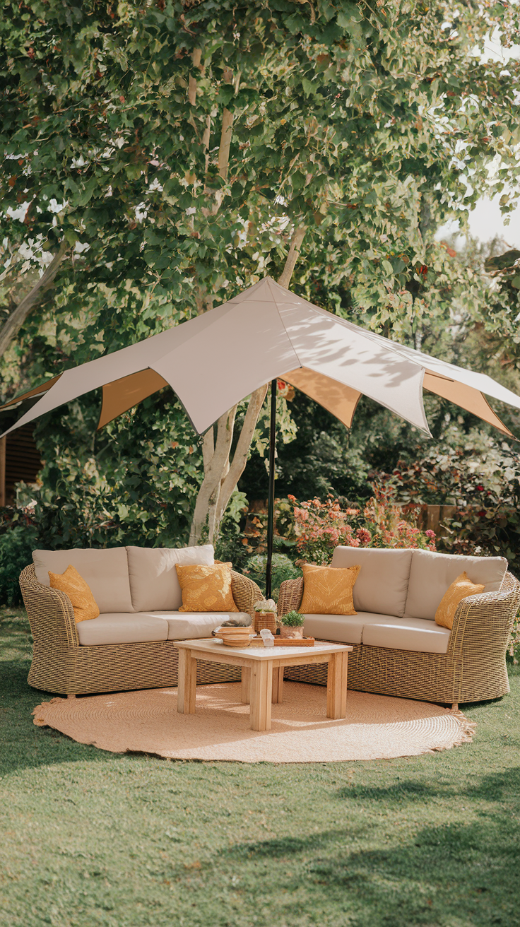 20 Stylish Sun Shades for Patio Ideas – Sail, Privacy Screens, Outdoor Curtains & More