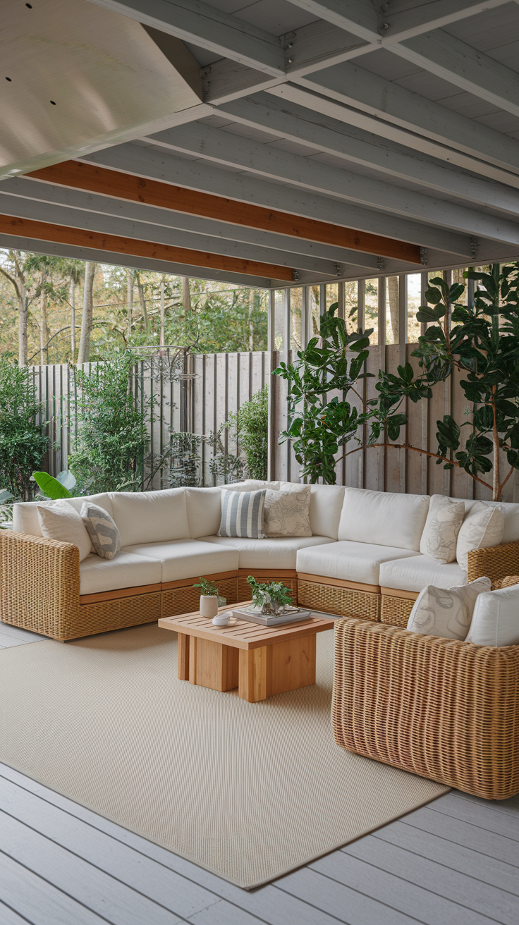 20 Indoor-Outdoor Living Room Ideas for a Seamless & Modern Space