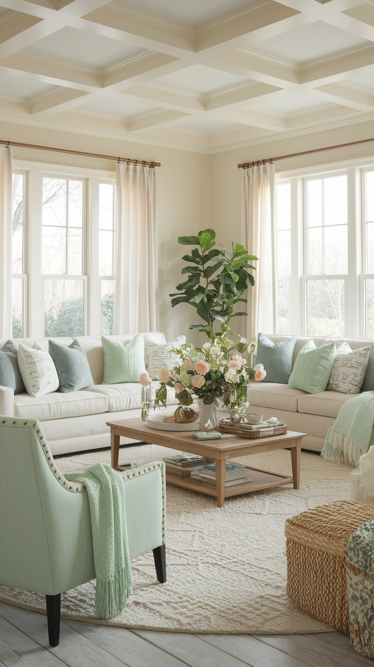 22 Living Room Decor Ideas - Spring Trends 2025 for a Cozy and Stylish Refresh