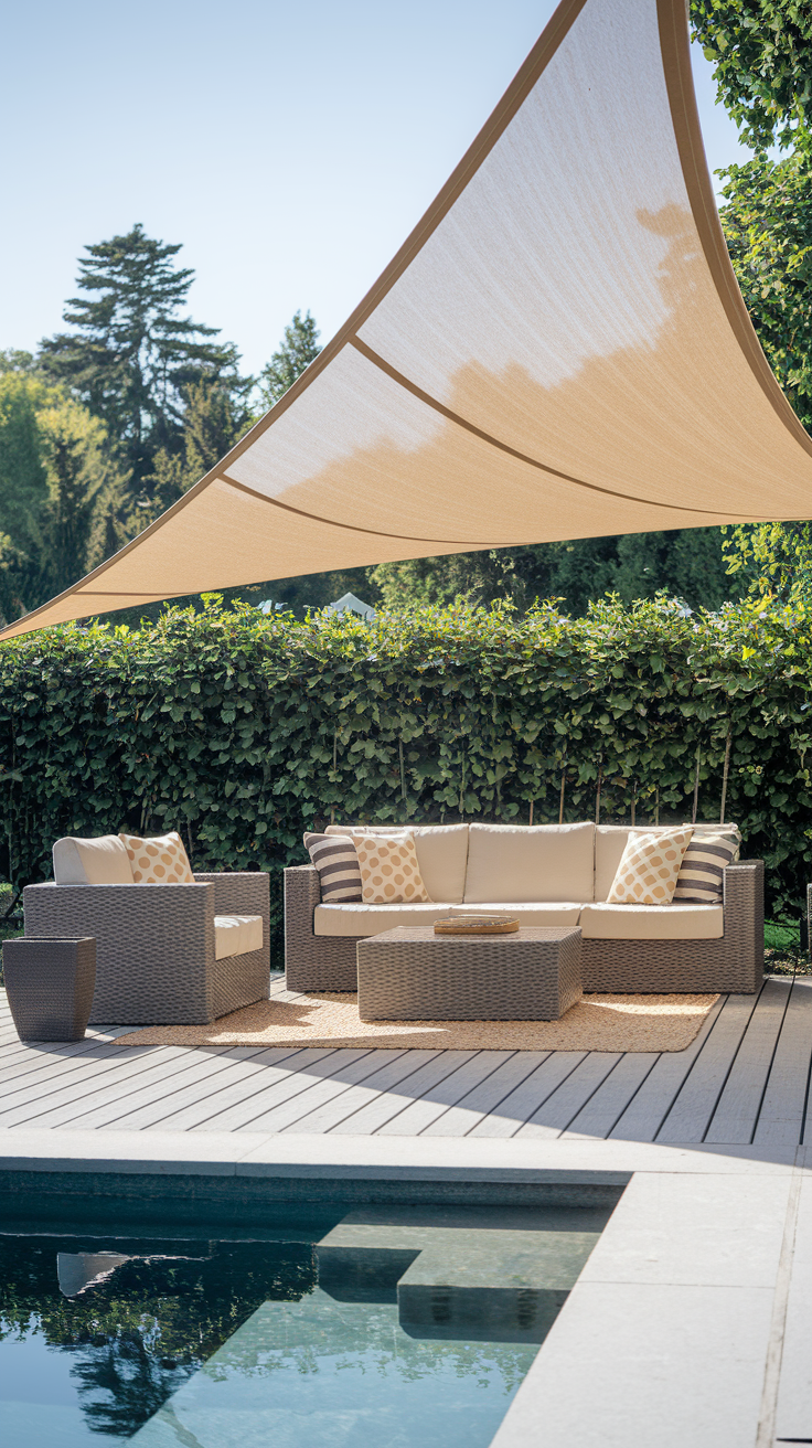 20 Stylish Sun Shades for Patio Ideas – Sail, Privacy Screens, Outdoor Curtains & More