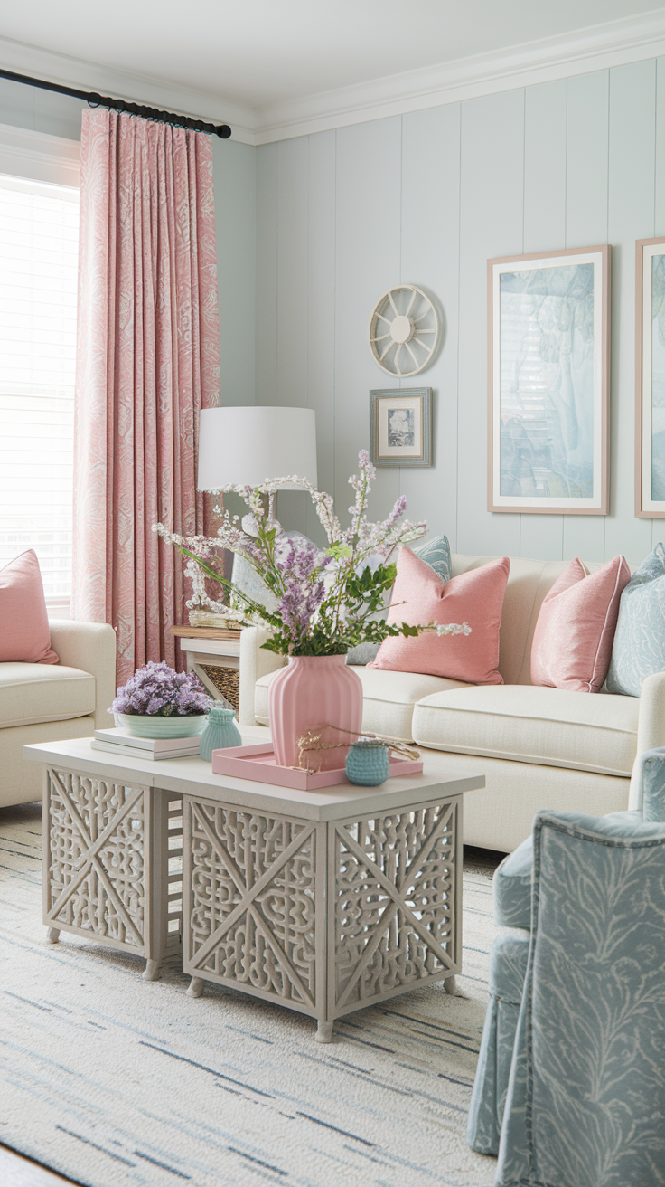 22 Trendi Spring 2025 Decor Ideas for Living Room – Simple & Cozy Inspiration