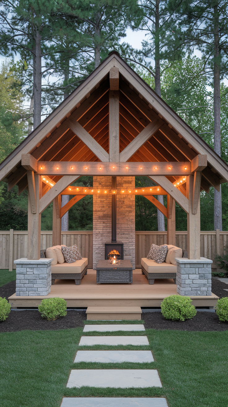 20 Outdoor Pavilion Ideas to Transform Your Backyards | Rustic, Modern & DIY Designs