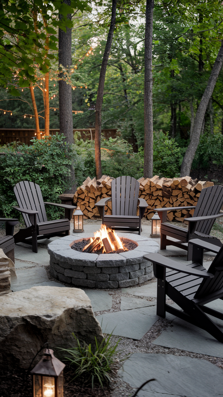 21 Outdoor Firepits Area Ideas for a Cozy and Stylish Backyard Setup