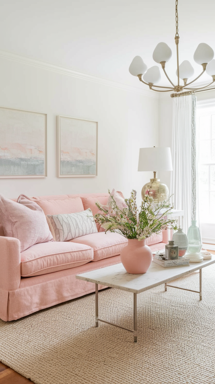 22 Trendi Spring 2025 Decor Ideas for Living Room – Simple & Cozy Inspiration