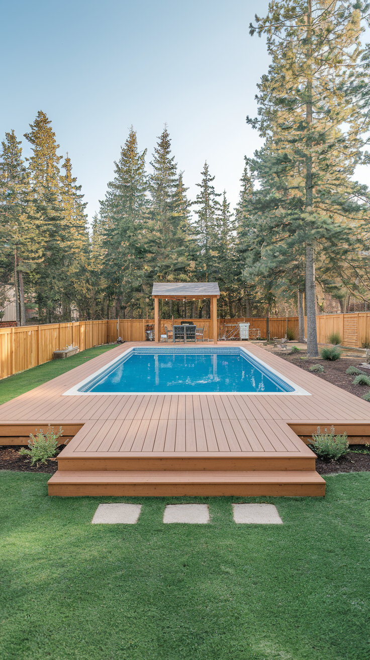 21 Deck Ideas for Above Ground Pools – Stylish, Functional & Budget-Friendly Designs