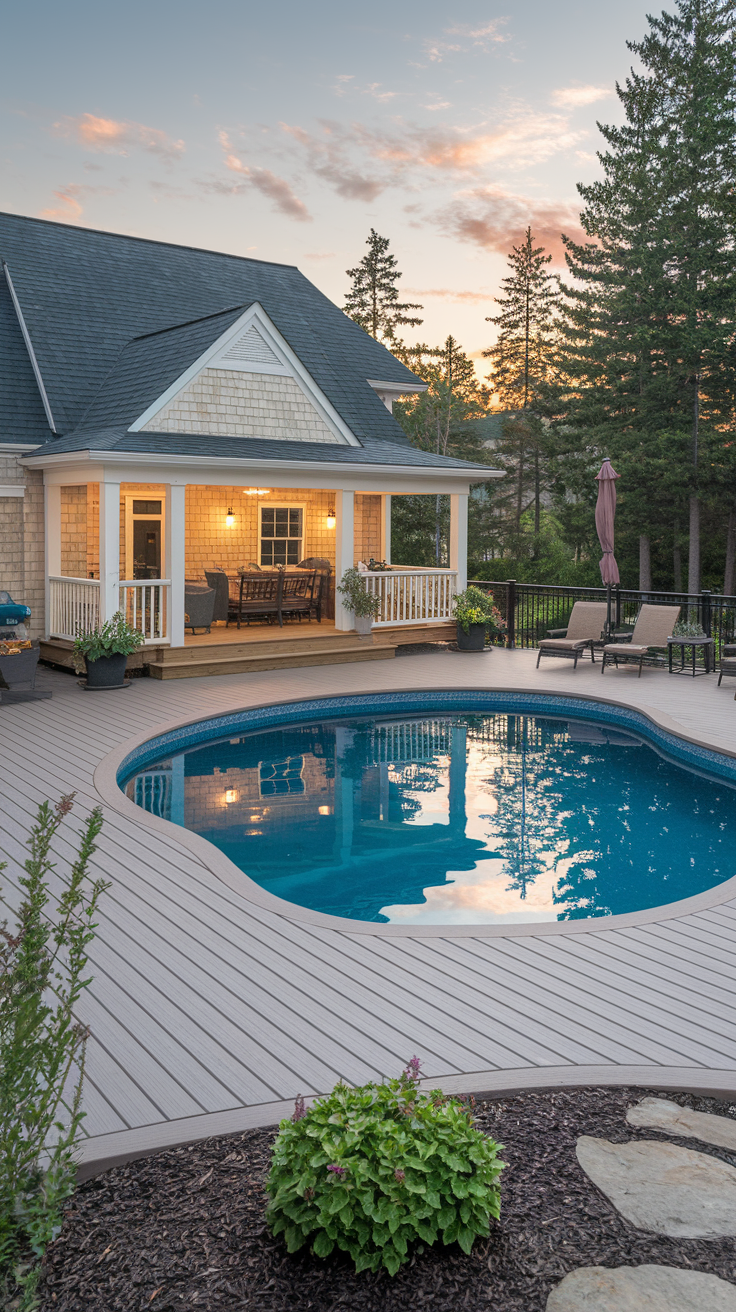 21 Deck Ideas for Above Ground Pools – Stylish, Functional & Budget-Friendly Designs