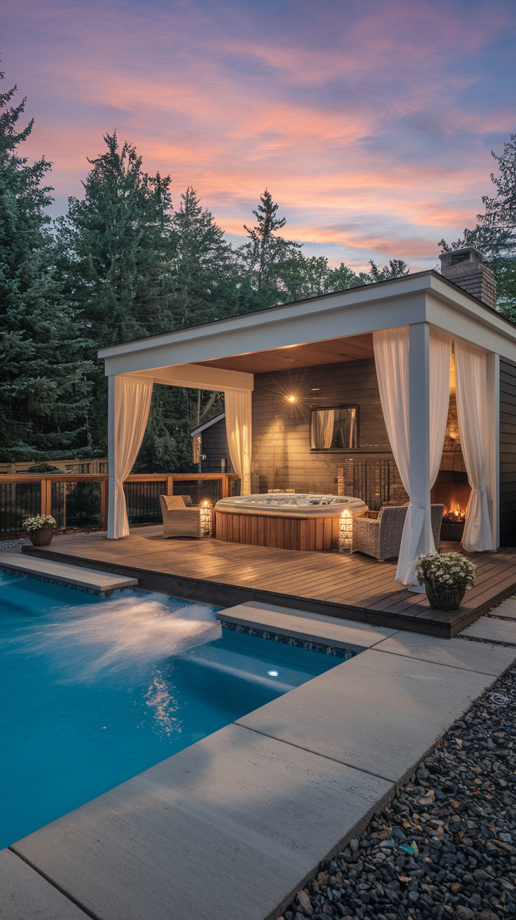 21 Pool Pavilion Ideas for Stylish Outdoor Living – Modern, Simple & Functional Designs
