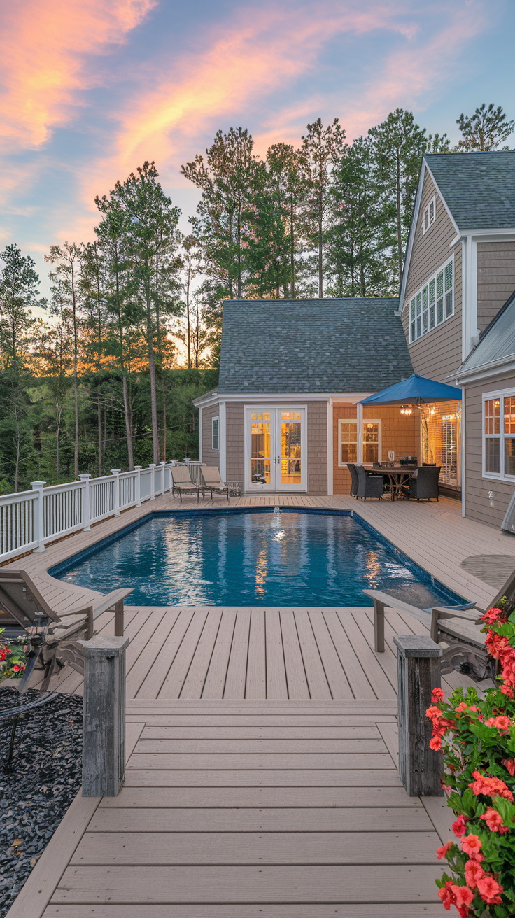 21 Deck Ideas for Above Ground Pools – Stylish, Functional & Budget-Friendly Designs