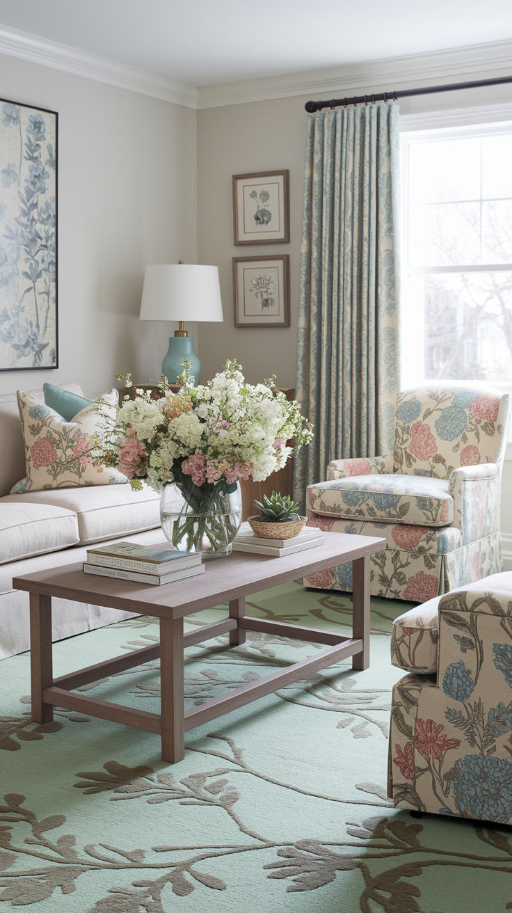 22 Trendi Spring 2025 Decor Ideas for Living Room – Simple & Cozy Inspiration