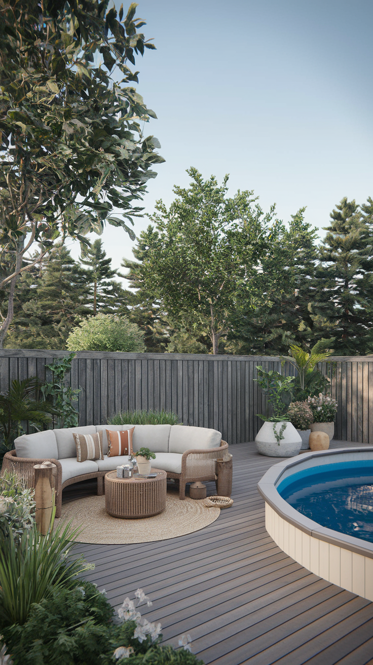 21 Deck Ideas for Above Ground Pools – Stylish, Functional & Budget-Friendly Designs