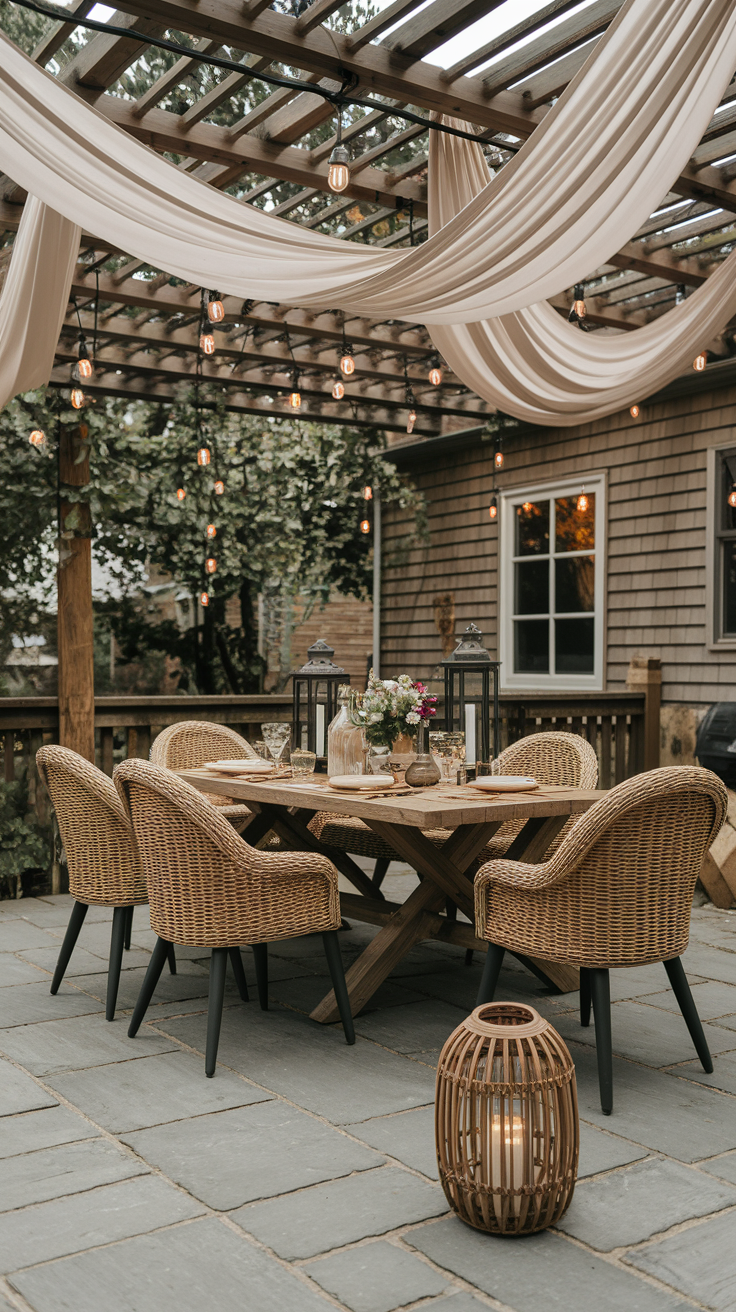 21 Stylish Back Patio Ideas for Cozy, Budget-Friendly Outdoor Spaces