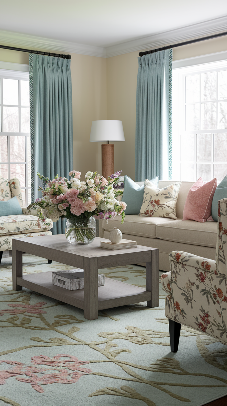 22 Trendi Spring 2025 Decor Ideas for Living Room – Simple & Cozy Inspiration