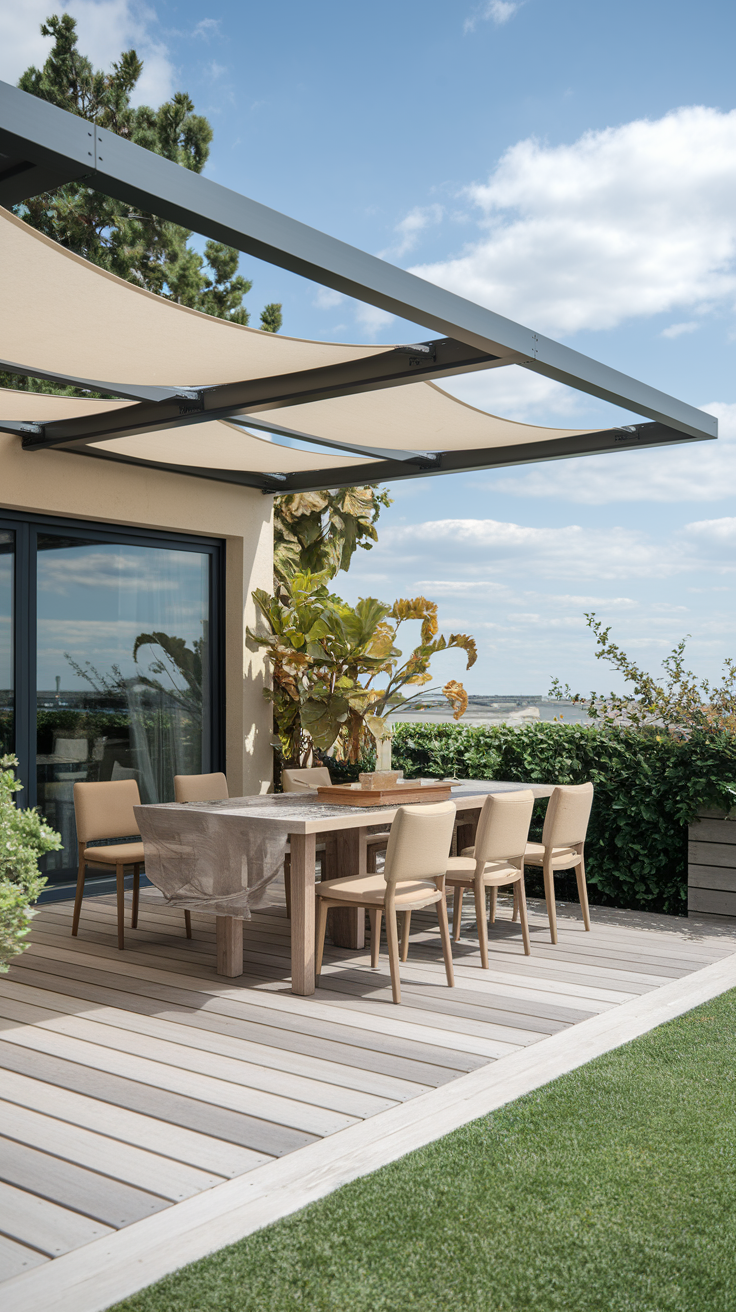 20 Stylish Sun Shades for Patio Ideas – Sail, Privacy Screens, Outdoor Curtains & More