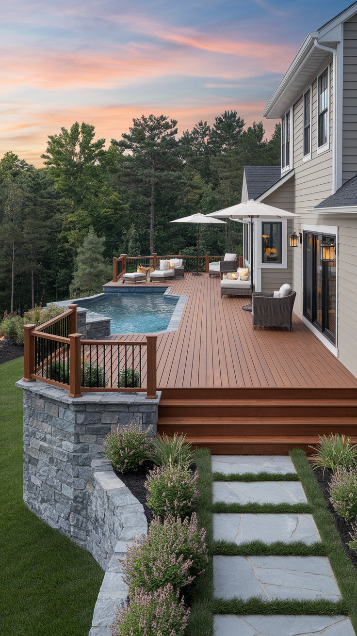 21 Deck Ideas for Above Ground Pools – Stylish, Functional & Budget-Friendly Designs