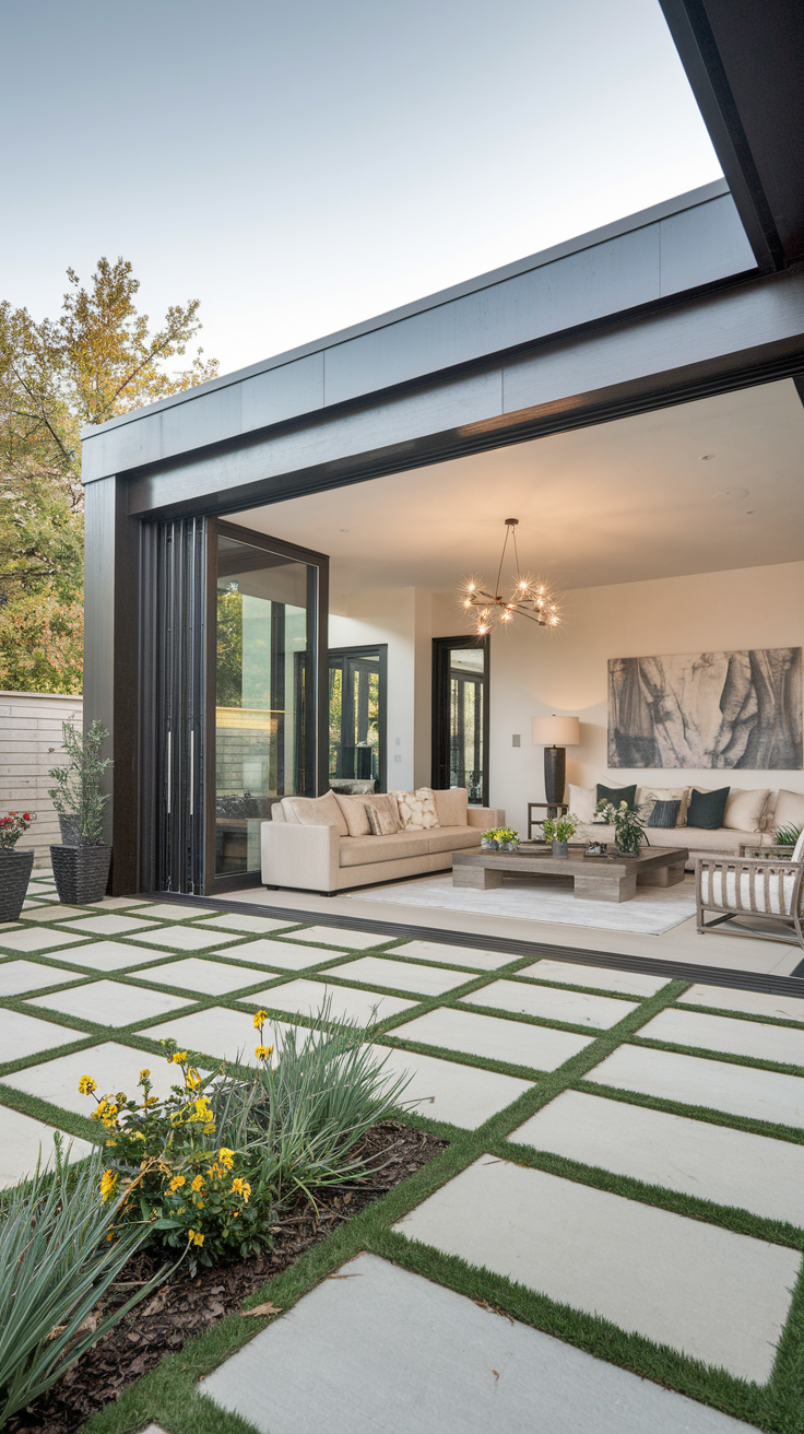 20 Indoor-Outdoor Living Room Ideas for a Seamless & Modern Space