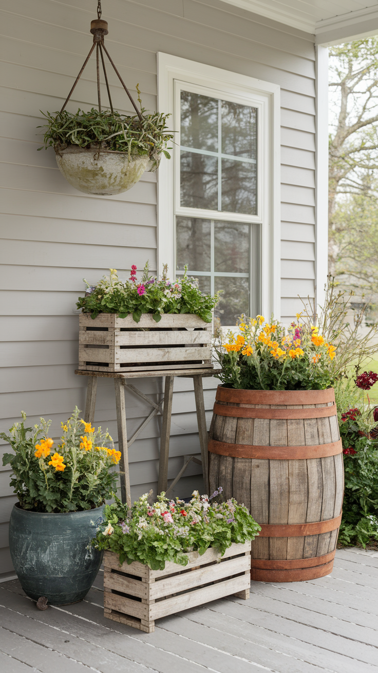 21 Pretty Spring Outdoor Decor Ideas 2025 – Easy DIY Porch & Garden Decorations