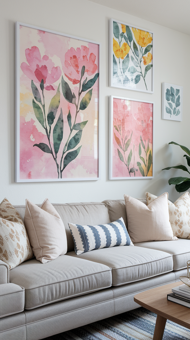 22 Trendi Spring 2025 Decor Ideas for Living Room – Simple & Cozy Inspiration