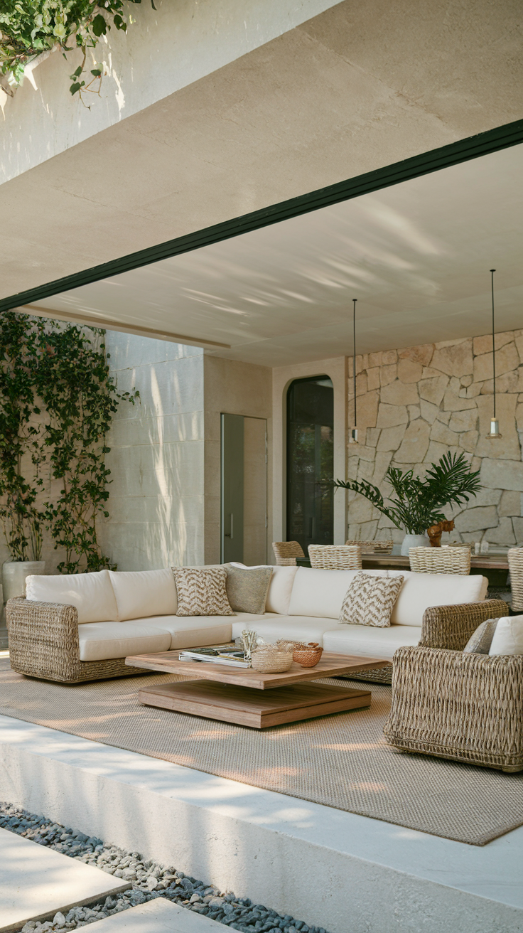 20 Indoor-Outdoor Living Room Ideas for a Seamless & Modern Space