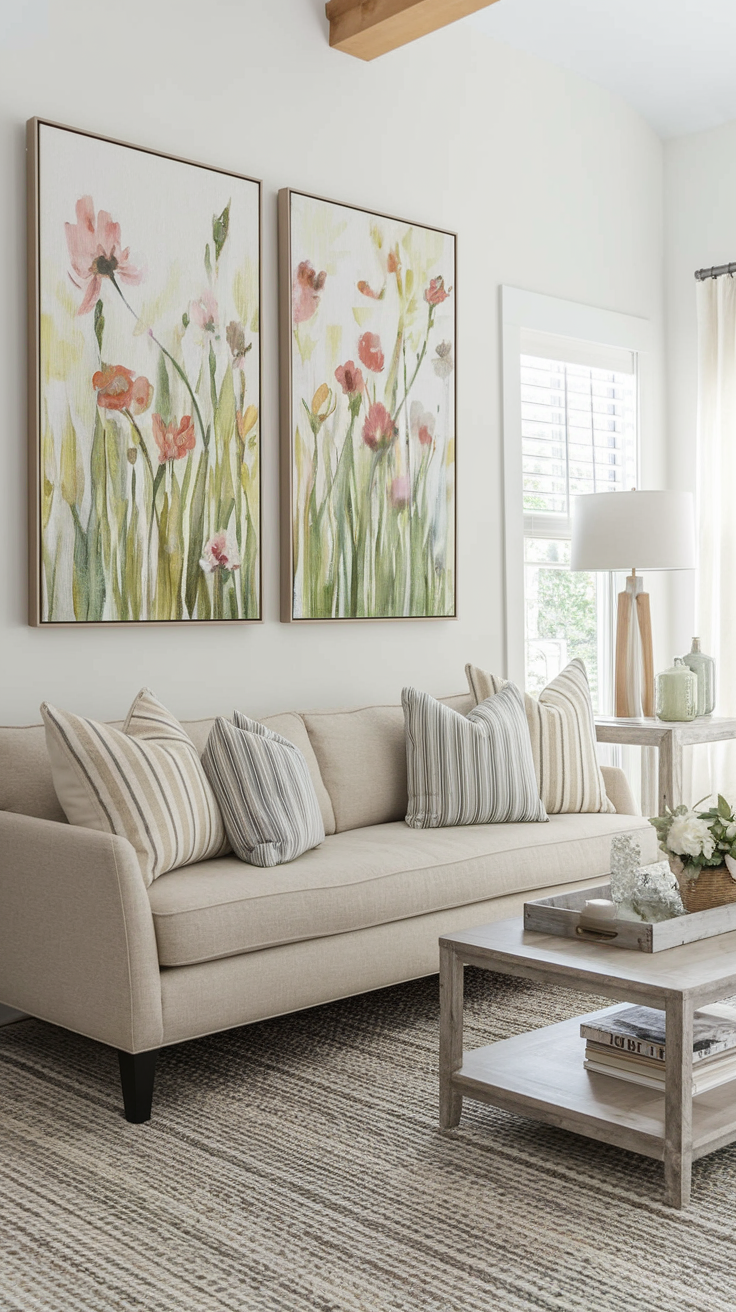 22 Trendi Spring 2025 Decor Ideas for Living Room – Simple & Cozy Inspiration