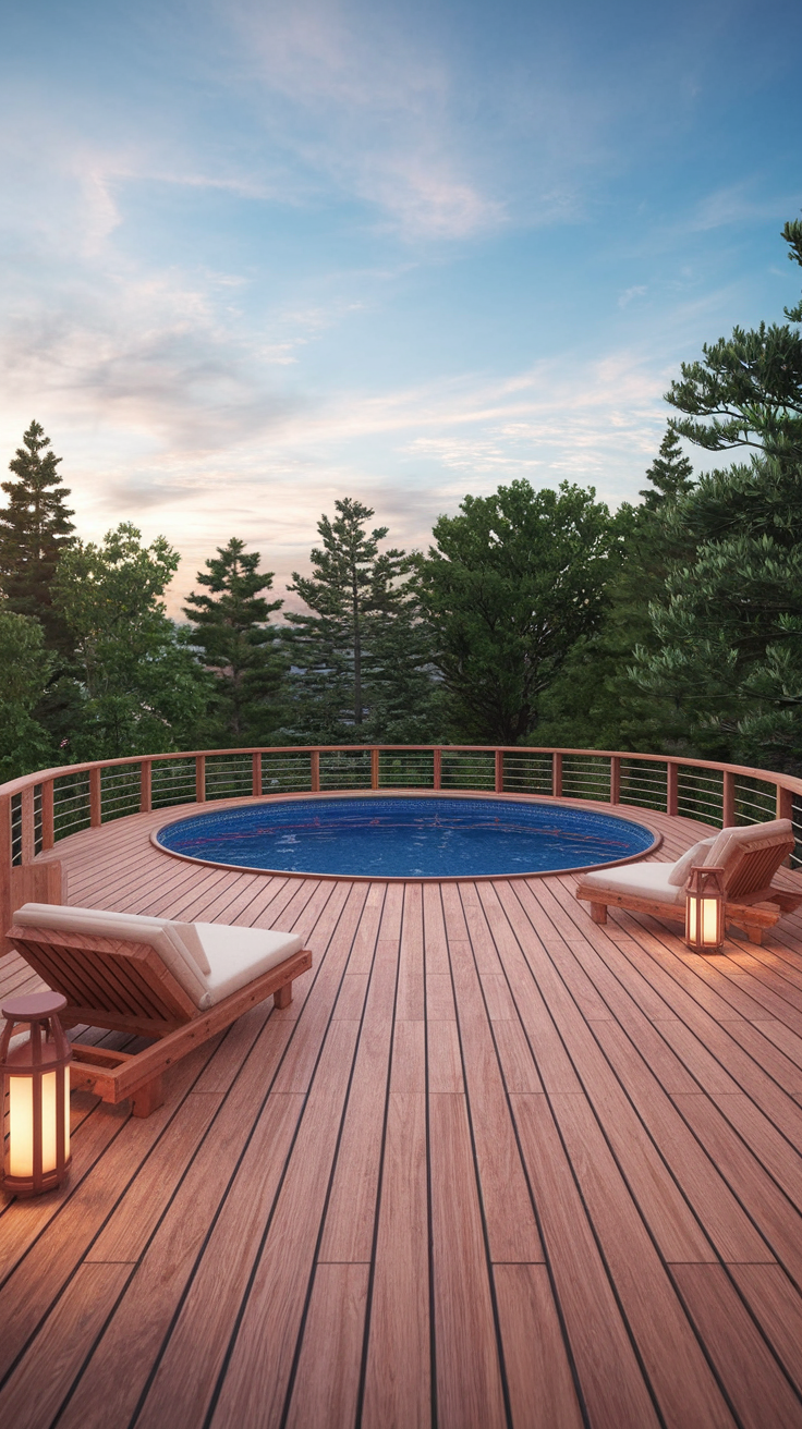21 Deck Ideas for Above Ground Pools – Stylish, Functional & Budget-Friendly Designs