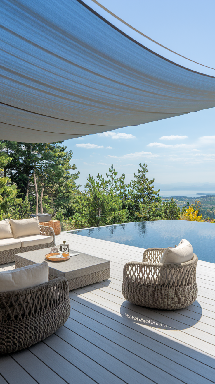 20 Stylish Sun Shades for Patio Ideas – Sail, Privacy Screens, Outdoor Curtains & More