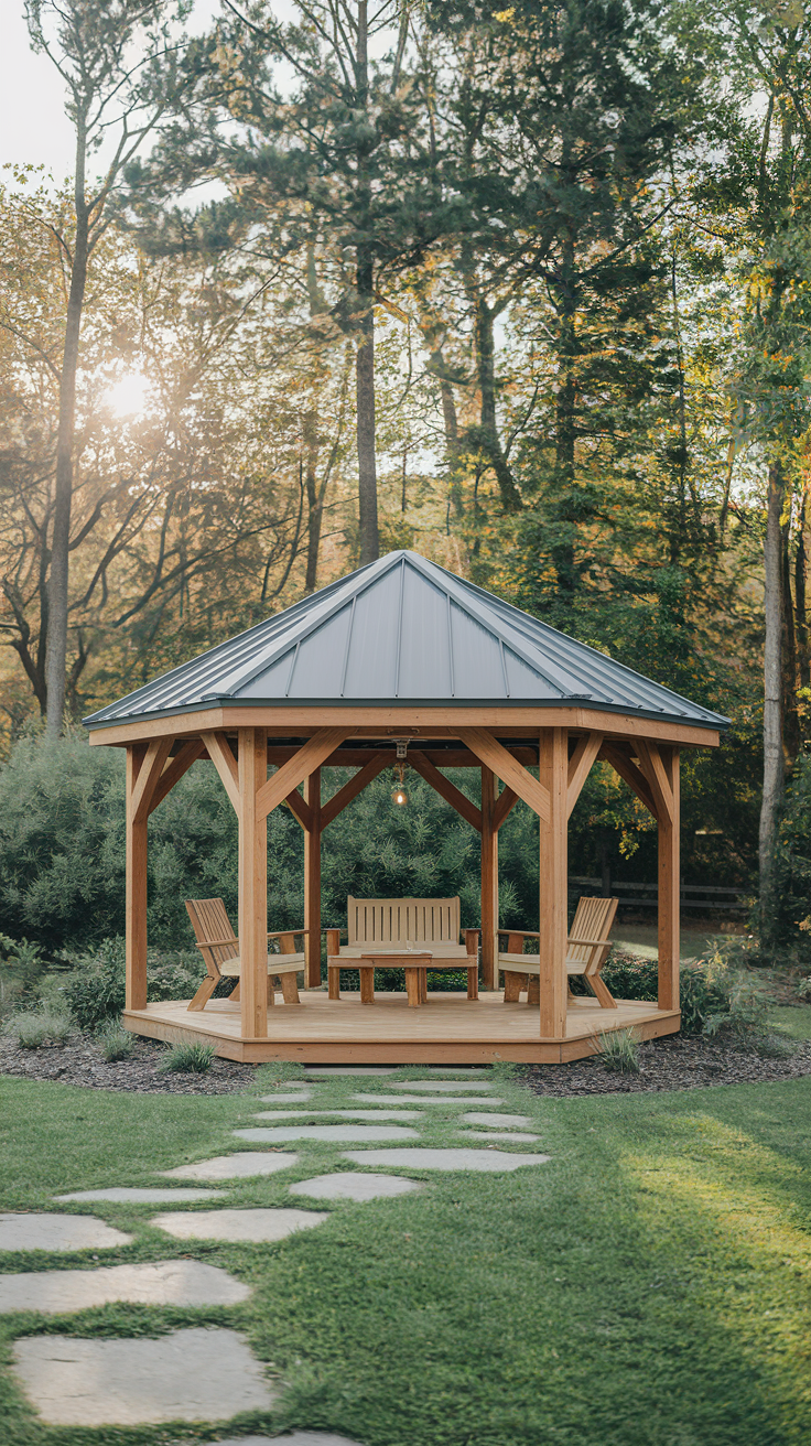 20 Outdoor Pavilion Ideas to Transform Your Backyards | Rustic, Modern & DIY Designs